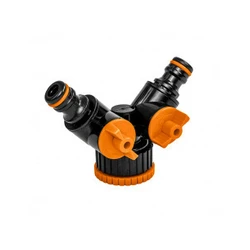 Bradas ECO-PWB2222L 25.4mm Hose Splitter with Shut-off Switch