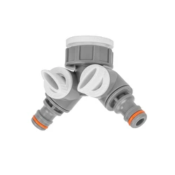 Bradas WL-2222 Watering Distributor 1" - 3/4" with Switch and Female Thread White