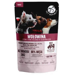 Pet Republic Υγρή Τροφή Σκύλου με Βοδινό 100γρ. (Σακουλάκι) - 350978