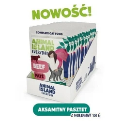 Animal Island Wet Cat Food Sachets Beef 12x100g