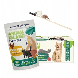 Animal Island Wet Cat Food with Chicken 40 x 85 g