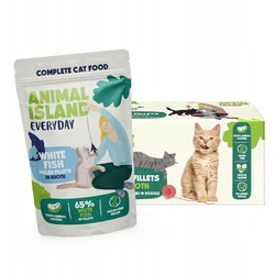 Animal Island Wet Cat Food with Fish 40x85 g