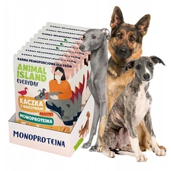 Animal Island Υγρή Τροφή Σκύλων με Πάπια 9x300gr