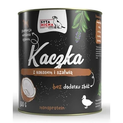 Syta Micha Πάπια με Καρύδα και Φασκόμηλο - Υγρή Τροφή για Σκύλους 800 g