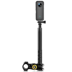 Puluz PU817 Selfie Stick / Monopod Kit for GoPro with Invisible Base and Motorcycle Handlebar Mount
