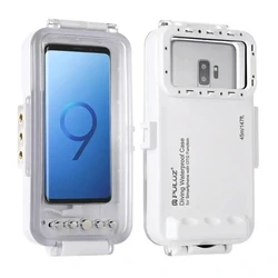 Puluz Waterproof Smartphone Case PU9100W with USB-C Port — 45 m, White