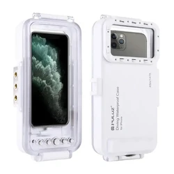 Αδιάβροχη Θήκη Puluz 45M για iPhone - Υποβρύχιες Φωτογραφίες & Βίντεο - Λευκό