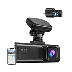 Redtiger F7N Pro Car DVR Camera 4K + 1080p Rear Camera, 2" Screen, Wi‑Fi, GPS