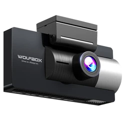 Wolfbox i17 Car DVR Camera Set 4K 3" Screen Wi‑Fi GPS Rear Camera (64GB)