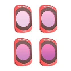 Sunnylife OP4-FI223 ND Filter Kit for DJI Osmo Pocket 3 / Osmo Pocket 4 (ND8, ND16, ND32, ND64)