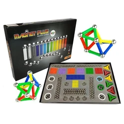 Lean Toys Μαγνητικό Παιχνίδι Κατασκευών Set of Magnastix για Παιδιά 3+ Ετών