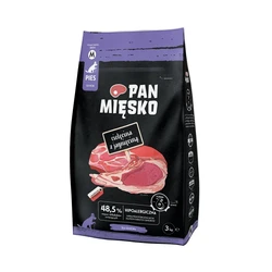 Dog Food 3 kg - Dry Dog Food with Veal and Lamb