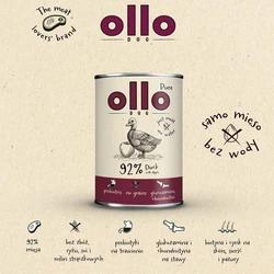 Ollo Dog Treat / Snack with Duck & Apple 850g