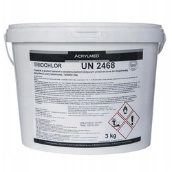 Acrylmed Triochlor Δισκία Χλωρίου αργής απελευθέρωσης 20 g, 3 kg