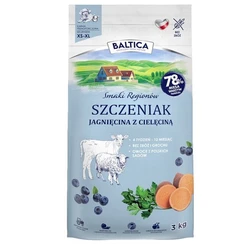 Baltica 3kg Grain-Free Dry Food for Puppies with Lamb