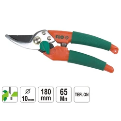 Flo Pruning Shears 18 cm - Cutting Capacity 10 mm (SKU T99202)