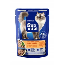 Cherie Υγρή Τροφή για Γάτες με Γαλοπούλα 85gr