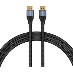 Καλώδιο Savio DisplayPort αρσενικό - DisplayPort αρσενικό, 3 m, Μαύρο (CL-211)