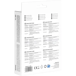 Καλώδιο DisplayPort Savio αρσενικό-αρσενικό 1 m Μαύρο (CL-209)