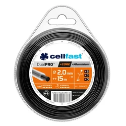 Cellfast 35-062 Aluminum Round Trimmer Line, 15 m x 2 mm