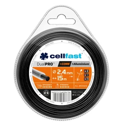 Cellfast 35-063 Aluminum Round Trimmer Line (Cutting Line) 15 m x 2.4 mm