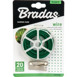 Bradas TYD1x30 Plastic-Coated Wire 1 mm x 30 m