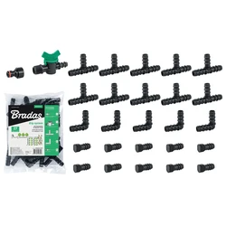 Bradas Set Accessories for 16mm Drip Line, 27 pcs (DSWA20-SET1)