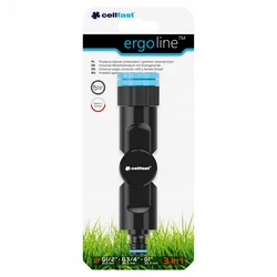 Cellfast 53-250 Γωνία Σωλήνων Ποτίσματος 25,4 mm Μαύρο