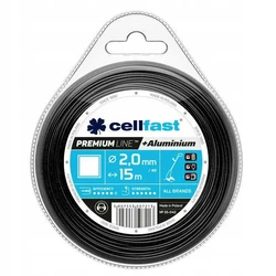 Cellfast Premium Square Trimmer Line (Aluminum-reinforced) 2mm x 15m - C35-042
