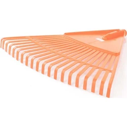 Ramp RG2-P-WG Plastic Soil Rake, 20 tines (Orange)