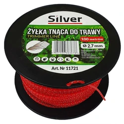 Square Trimmer Line 100 m Length, 2.7 mm Thickness