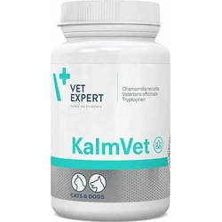 VetExpert Kalmvet Πολυβιταμίνες Σκύλου και Γάτας σε Δισκία 60 tabs για Διαχείριση Άγχους & Στρες