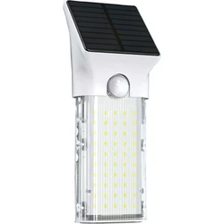 PowerNeed ηλιακή βακτηριοκτόνος λάμπα UV 1000lm 3σε1 (κίρκιντ/φακός/απολύμανση), 20 LED, πάνελ 1W, ανιχνευτής κίνησης & λυκόφωτος