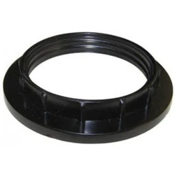 Plastic E27 Rosette (Lamp Holder) Black OEM