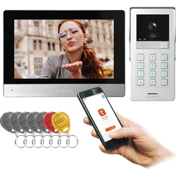 Orno Σετ Θυροτηλεόρασης Wi-Fi OR-VID-MA-1080/B Μαύρο