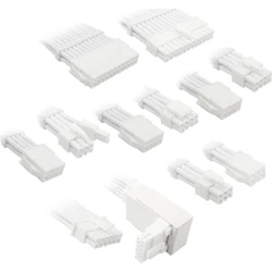 Kolink Core Pro Braided Cable Extension Kit 12V - 2x6 Type (Brilliant White) COREPRO-EK-12VT2-WHT