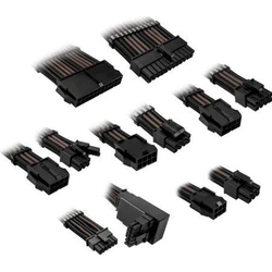 Kolink Core Pro Braided PSU Cable Extension Kit 12V - 2x 6-pin Type 2 - Jet Black / Gunmetal Grey