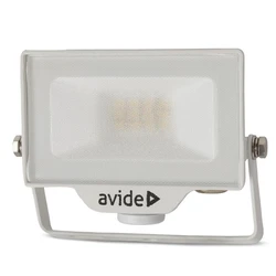 Avide Προβολέας LED SMD 10W NW 4000K με Δυνατότητα Προσθήκης Αισθητήρα PIR, Λευκό