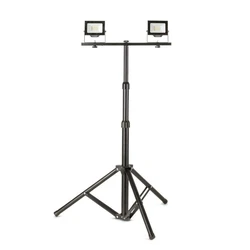 Avide LED Flood Light Slim Αισθητήρας PIR, SMD 2x30W CW 6400K 2 Κεφαλές με Τρίποδο