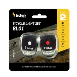 Technik Σετ Φώτα Ποδηλάτου Σιλικόνης (MT-BL01)