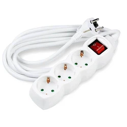 Technik Power Strip 3 Outlets 3x1.5mm 1.5m with Switch