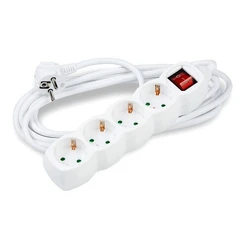 Technik Πολύπριζο 4 Θέσεων 3x1,5mm 3m με Διακόπτη