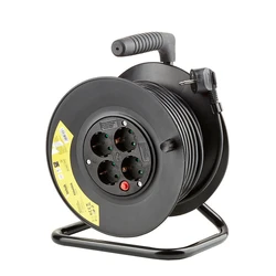 Technik Professional Στροφείο 4 Θέσεων 25m 1 5mm2 Μαύρο