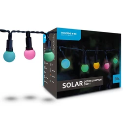 Outdoor Lighting Modee Lighting LED Multicolor Solar Garland 50 LEDs 7.9m