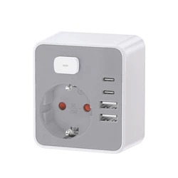 Technik Professional Πρίζα Επέκτασης με Διακόπτη 1 Θέσης 2xUSB-C & 2xUSB-A (TPA34)