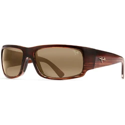 Maui Jim World Cup Polarized Men's Sunglasses H266-01 - Brown Acetate Frame, Brown Gradient Polarized Mirror Lens