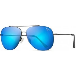 Maui Jim Cinder Cone Men's Sunglasses Grey Metal (Titanium) Frame Blue Polarized Lenses B789-02S (58/14/145)