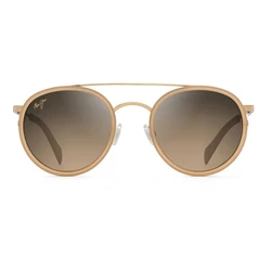 Maui Jim Even Keel HS534-22 Men's Sunglasses Gold Metal Frame Polarized