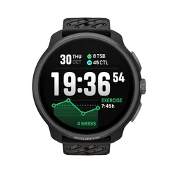 Suunto Race 2 Titanium 49mm Αδιάβροχο Smartwatch με Παλμογράφο (Titanium Black)