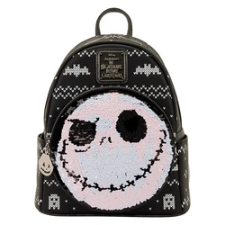 Loungefly Disney Τσάντα Πλάτης Mini Jack Skellington Reversible Sequins